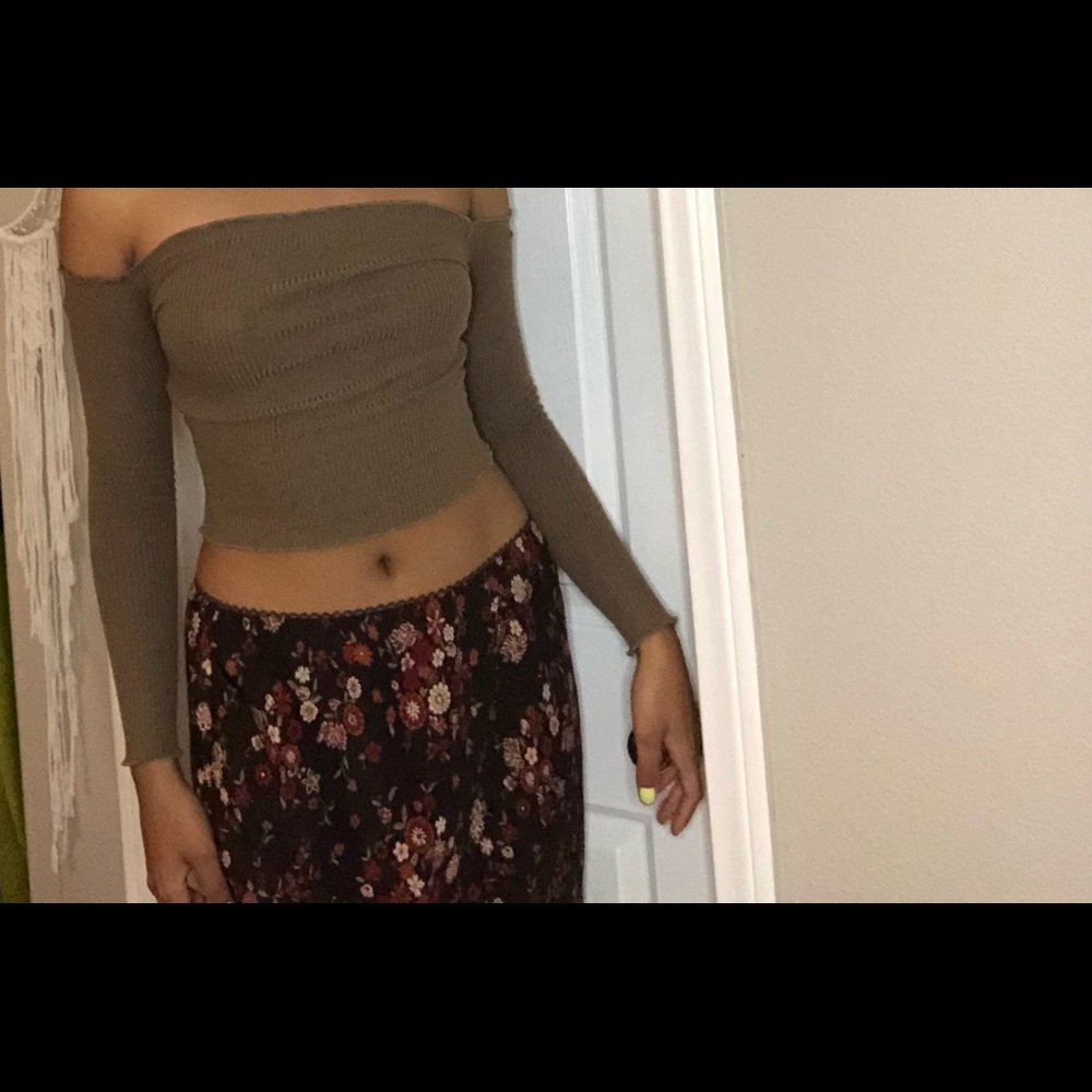 Bohemian Midi Skirt. Size L